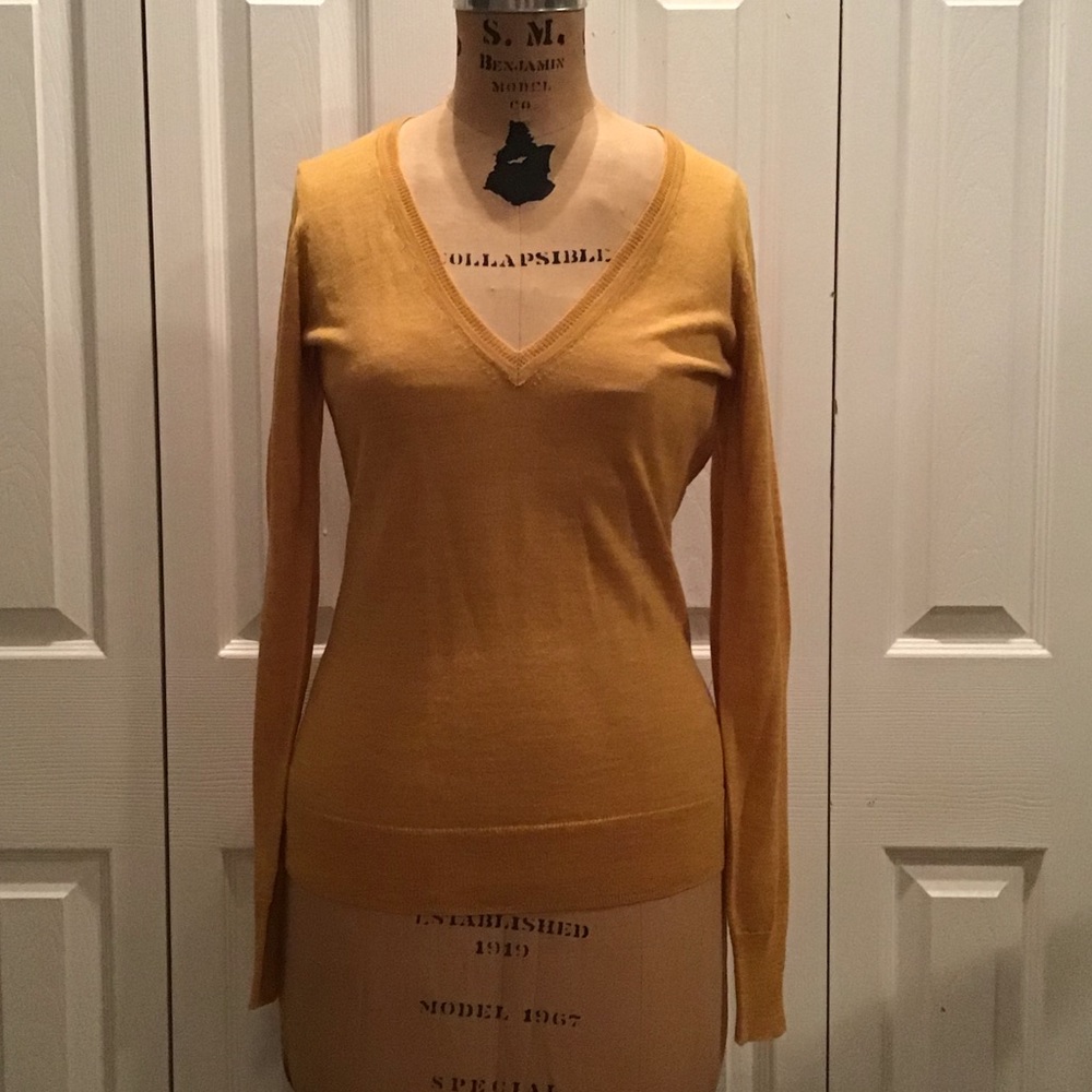 Mustard long sleeve sweater from the limited